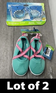Lote/2 Gafas Speedo Niños + Niñas Mary Jane Agua Zapatos Turquesa Talla S (5-6) - Imagen 1 de 17
