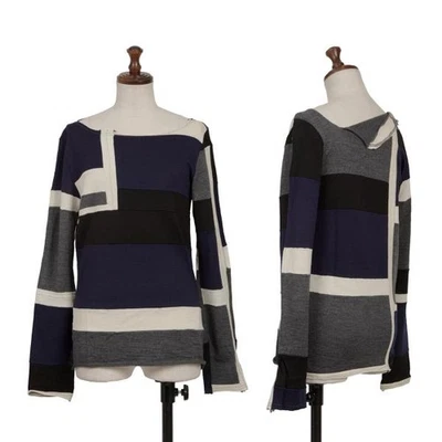 Top tejido con diseño de trabajo parche COMME des GARCONS talla S-M (K-154325) Foto 1 de 4