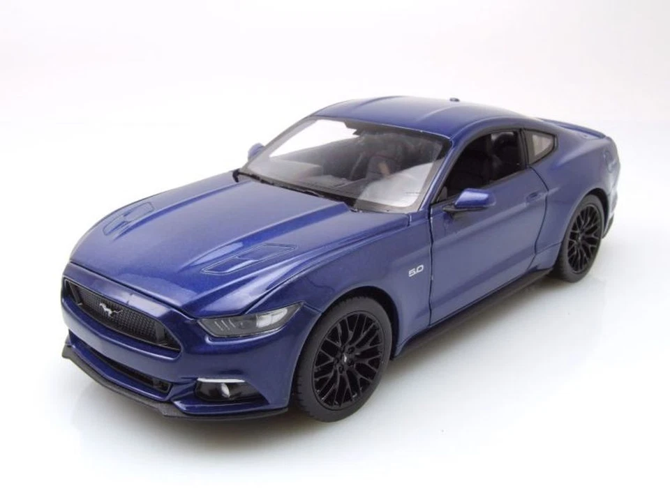 1 24 Welly Ford Mustang GT 2015 bluemetallic