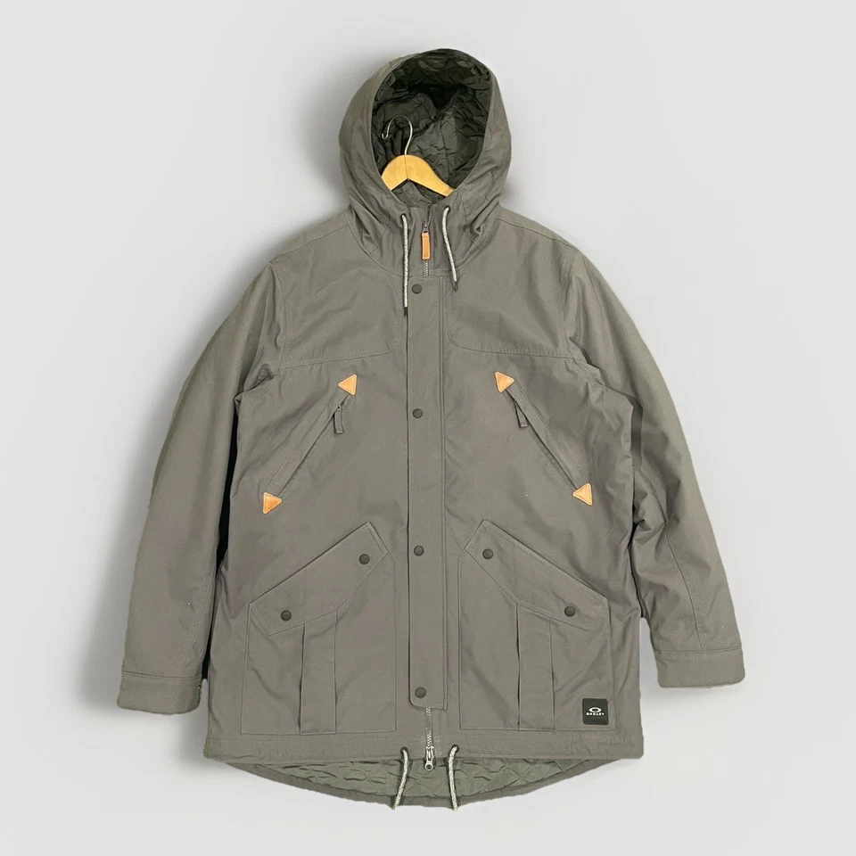 Chaqueta de invierno Oakley Snowboard gris para hombre XXL 2016 Foto 1 de 4