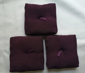 Set of 3 Tsuba Storage Pads for Paulownia Box – Cushion for Japanese Sword Guard - Picture 1 of 5