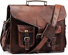 Crossbody Messenger Men's Leather Handmade World Brown Bags 15