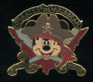 Prendedor Disney Piratas del Caribe Logo Mickey Mouse 45871 - Imagen 1 de 1