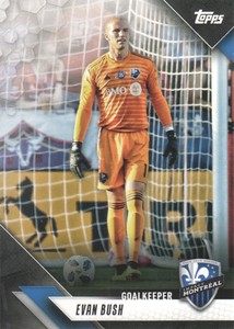 2019 Topps MLS Soccer Trading Cards #114 Evan Bush Montreal Impact