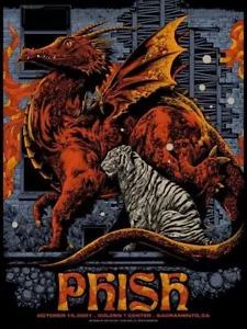 Póster Phish Sacramento CA 10/15 2021 de Ken Taylor AP prueba de artista | xx/100 - Imagen 1 de 1