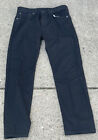 Levis 505 Jeans Mens W 33 L 30 Black Denim Button Zipper Regular Fit Pockets 