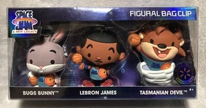 Space Jam A New Legacy Bugs Bunny Tasmanian Devil Lebron James Figural Bag Clips - Picture 1 of 5