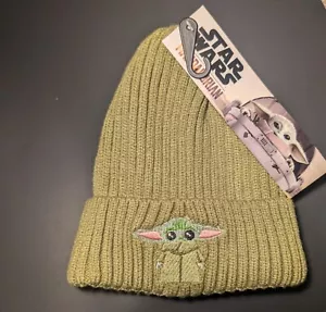Star Wars The Mandalorian Baby Yoda Kids Knit Hat - Picture 1 of 1