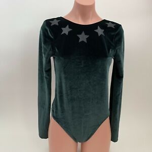 Victoria's Secret Victoria Sport Velvet Teddy Bodysuit - Dark Green - S - NWT