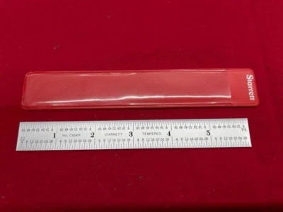 Starrett C604R-6 Spring-Tempered Steel Rule with Inch Graduations  IN STOCK - Image 1 of 4