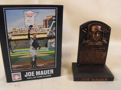 2024 Minnesota Twins Joe Mauer HOF Plaque SGA 8/3/2024 BRAND NEW - Image 1 of 4