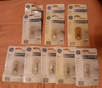 11 GE  G9 T4 120V Bulbs - Image 1 of 4