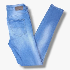 Diesel Denim Jeans W26 L30 Womens Blue Super Slim Skinny High Waist Light Wash - Picture 1 of 14