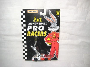MIP Matchbox Pro Racers 1990 Bugs Bunny #7 Chevrolet Lumina su rara carta nera - Foto 1 di 6