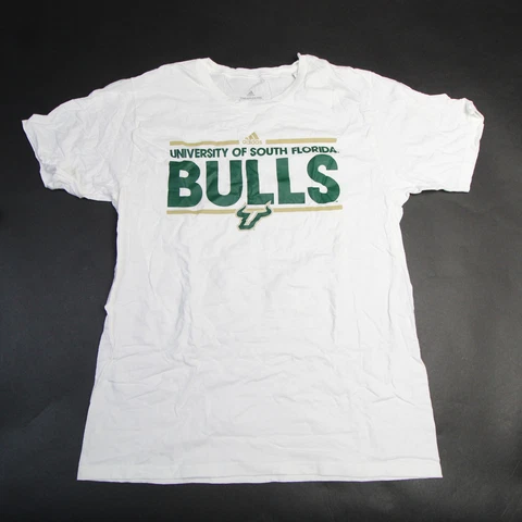 South Florida Bulls adidas Go-To tee Short Sleeve Shirt Men's White New Cover