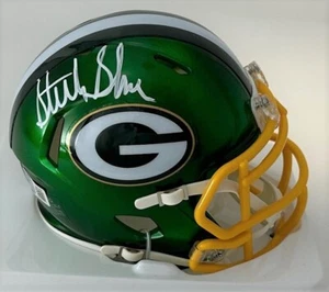 Packers Receiver STERLING SHARPE Signed FLASH Speed Mini Helmet AUTO - BAS - Picture 1 of 1