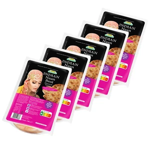 Mestemacher Pack de 5 Panes Naan INDIO Trigo Clásico 240 g Pack (4 unidades) - Imagen 1 de 3