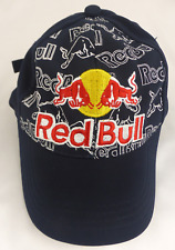 Red Bull Logo Adjustable Cap Hat 6 Panel Red Bull Print Fabric Embroidered Logo