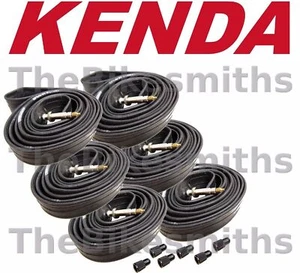 6-PACK KENDA 700c x 20 23 25 28c Presta 33mm Valve Bike Inner Tubes BUYMORE SAVE - Picture 1 of 3