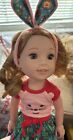 American Girl Wellie Wishers Willa Doll Good Condition Complete Outfit
