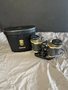 VTG Tasco Binoculars 1976 Montreal Olympics 7x35 Wide Angle w/Leather Case Read* - Picture 1 of 19