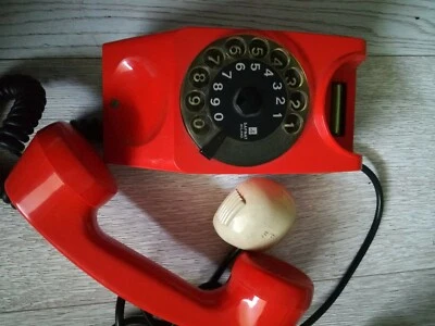 Telefono Vintage Safnat Milano 1976 - Made In Italy - Immagine 1 di 2