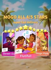 Monopoly Go MOGO 4&5 Stars ⭐️Stickers ⚡️Super Fast Delivery⚡️