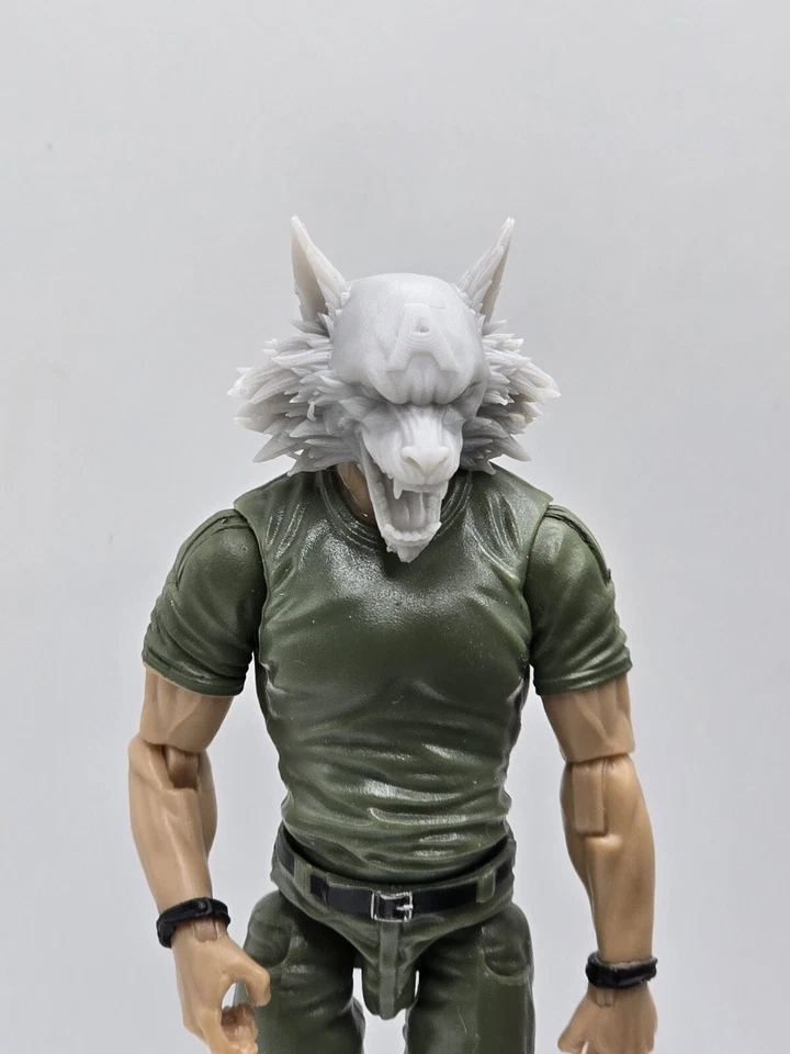 Cabeza CAP WOLF impresa en 3D 1:18 3 3/4" GI Joe 25 aniversario B77 Foto 1 de 1