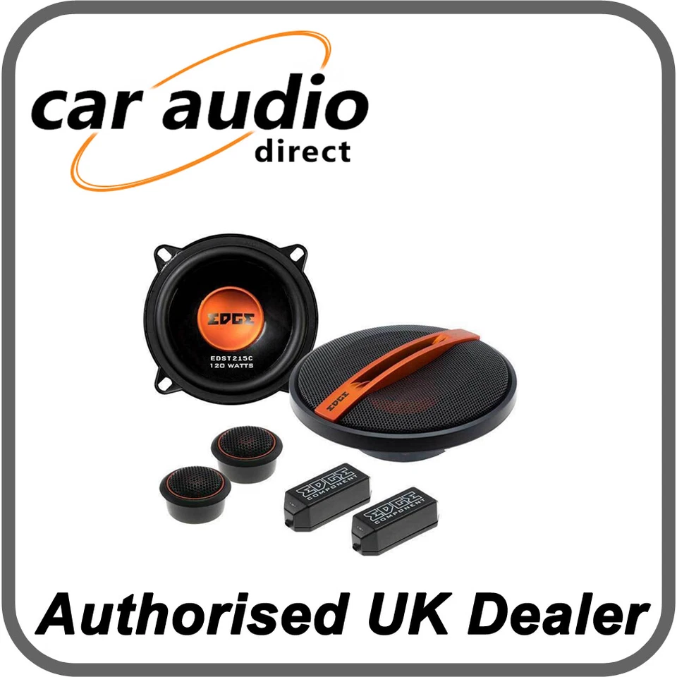 Edge EDST215C-E6 120W 5.25" 13cm Car Audio Door Component Speakers Tweeters - Image 1 of 1