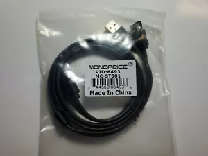 Monoprice PID: 8493 MC-ST501, 3 Fuß eSATA + USB zu eSATAp Kabel - schwarz - Bild 1 von 6