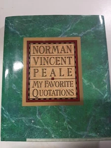 My Favorite Quotations Hardcover Norman Vincent Peale - Picture 1 of 6