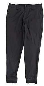 Tee Up Tour Joggers Golf Pants Men’s Size 35 Solid Black Made in USA - Picture 1 of 8