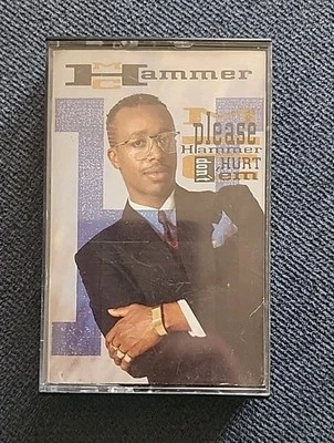 MC Hammer Please Hammer Don't Hurt Em Audio Cassette Tape U Cant Touch This 1990 - Image 1 of 4