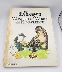 Disney's Wonderful World of Knowledge #1 - Animals - 1973 Hardback - Picture 1 of 3