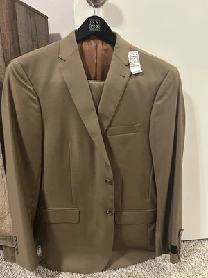 Traje de 2 piezas para hombre 42R SLIM FIT 36 W Joseph bronceado británico Foto 1 de 4