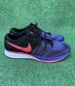 Nike Flyknit Entrenador Sirena Rojo Violeta Zapatos Para Hombre Talla 10 AH8396-003 Usado Sin Caja - Imagen 1 de 19