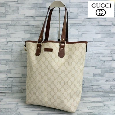 GUCCI 486623 GG Canvas Tote Handbag Made in Italy From Japan - Image 1 of 4