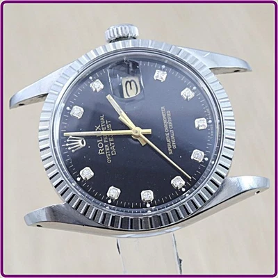 Rolex 16030 masculino lindo motor moldura girada 36mm Datejust conjunto rápido automático - Imagem 1 de 4