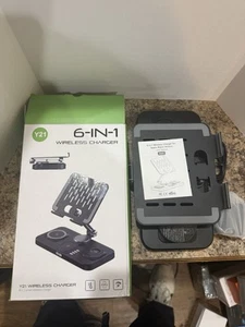 Y21 , 6-in-1 Wireless Charging Dock, New!(Opened Bx) - Picture 1 of 3
