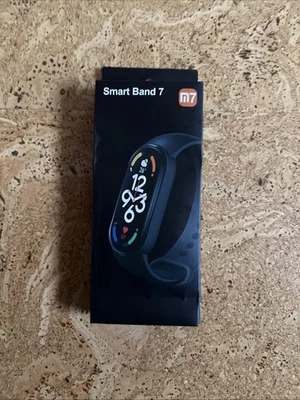 XIAOMI Smart Band 7 46,5mm Kohlefasergehäuse-Schwarz mit Silikonarmband im... - Bild 1 von 4