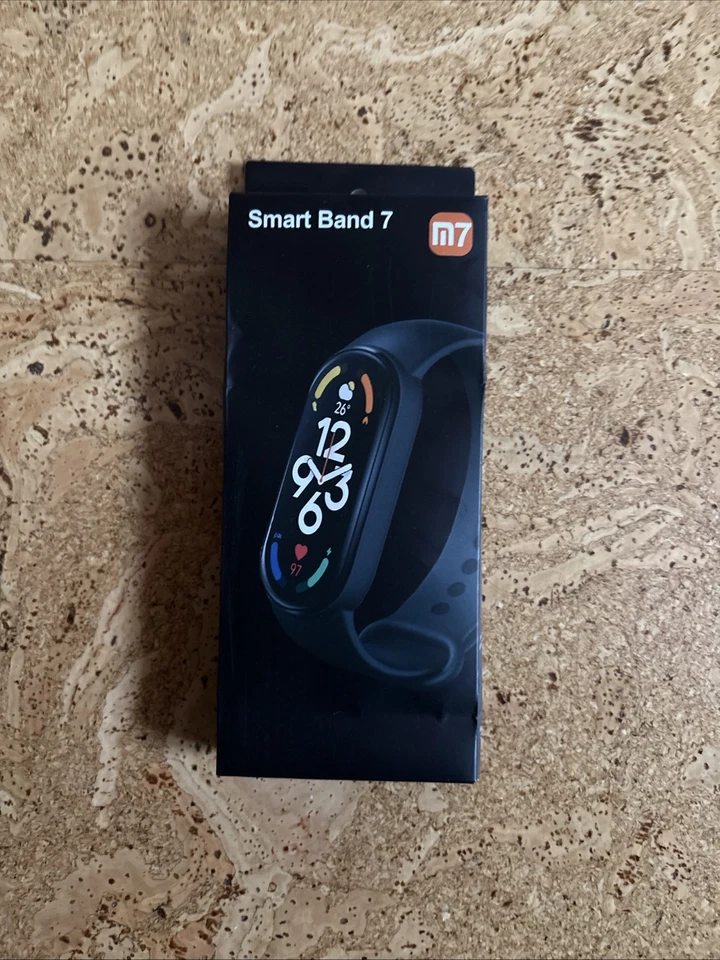 XIAOMI Smart Band 7 46,5mm Kohlefasergehäuse-Schwarz mit Silikonarmband im... - Bild 1 von 4