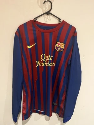 Nike Barcelona 2011/2012 Soccer Jersey Messi No.10 Long Sleeve Size XXL BNWOT - image 1 of 2