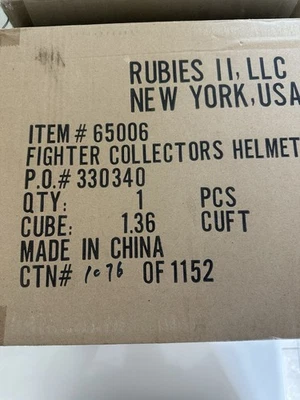 Fantasia de rubis masculina Star Wars edição de colecionador capacete Tie Fighter - Imagem 1 de 3