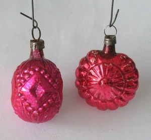 Antiguo árbol de plumas de Navidad alemán adornos Putz vacaciones vidrio de mercurio - Imagen 1 de 1