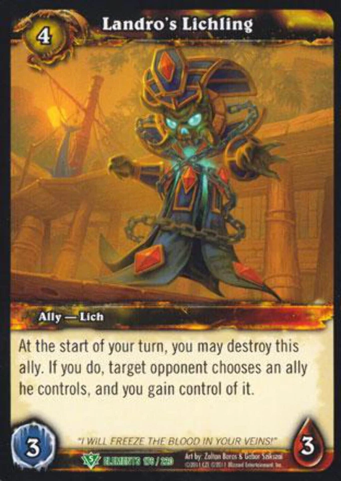 World of Warcraft TCG Landro's Lichling - War of the Elements 176/220 - Image 1 of 1