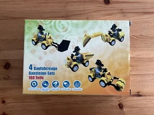 Juego de bloques de terminales 4 vehículos de obra juegos de bloques de construcción 160 piezas FUNBLOK - Imagen 1 de 7