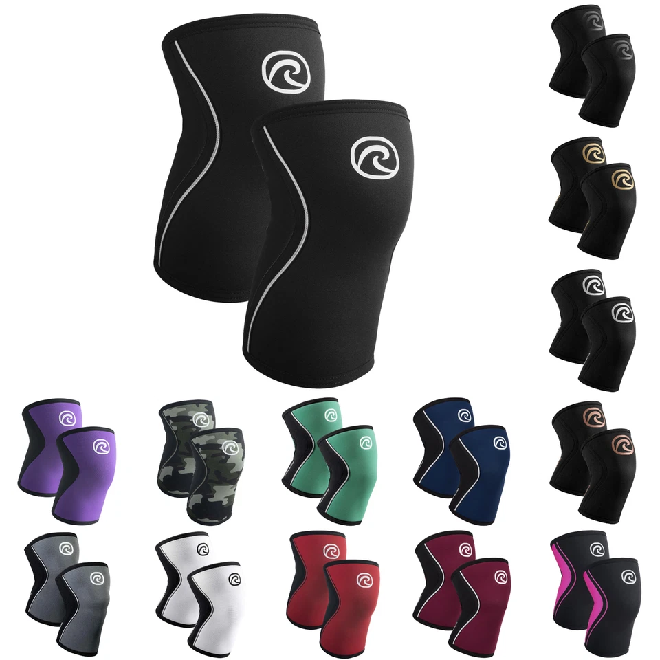 Rehband Kniebandagen 1 Paar Kniestütze Knieschutz Bandage-Knie Knieschoner 5 mm - Bild 1 von 2