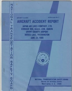 Accident Report - NTSB - JAL - CV-880 - Moses Lake, Washington - 1969 (MN183) - Picture 1 of 1