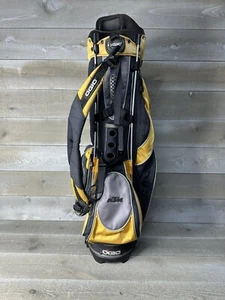 OGIO Golf Stand Bag Woode Club Management System 8 Way Black Grey Yellow - Picture 1 of 14