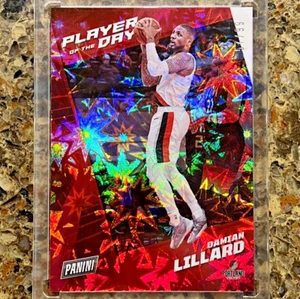 Damian Lillard 2021-22 Panini Player of the Day KABOOM! #'d 57/99 SSP Blazers - Picture 1 of 6
